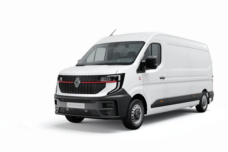 Renault Master E-Tech electric van, a large electric van available in the UK with up to 200 miles WLTP range - brumble.co.uk